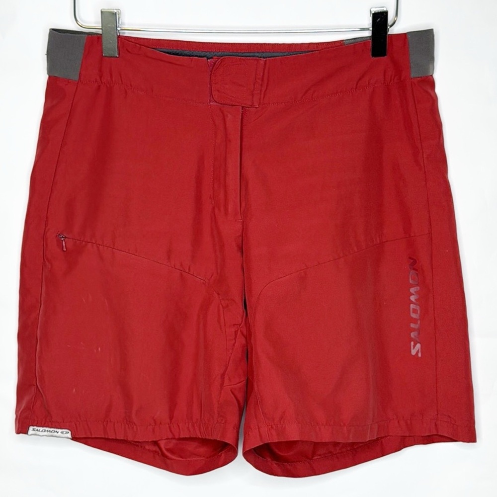 Salomon Women Red Sports Shorts (10)